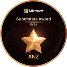 Winner of Microsoft's ANZ Superstar Campaign in FY24
